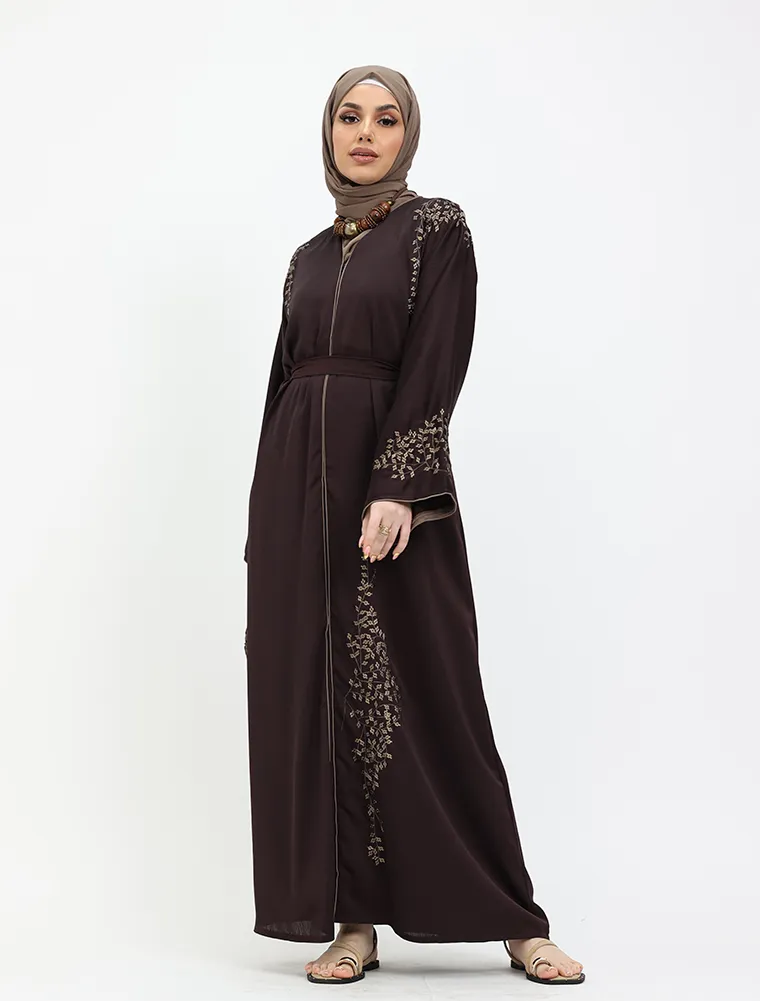 Brown Huraira Abaya
